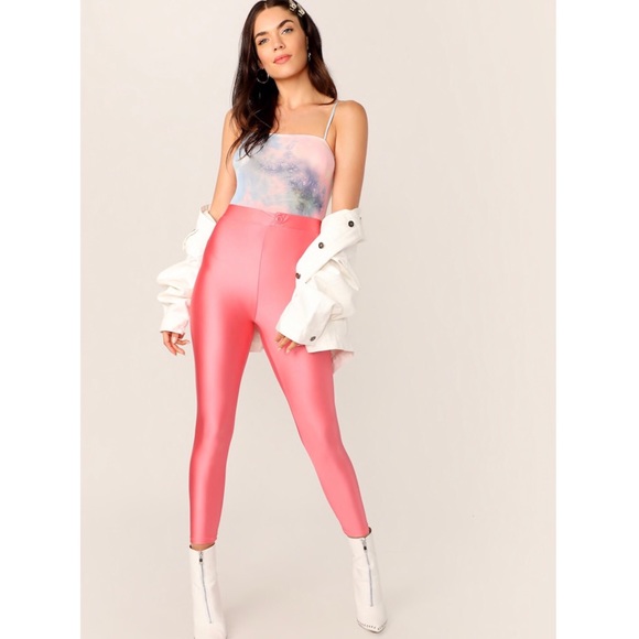 🍒💋 Tie dye Spaghetti Strap Mesh Bodysuit - Picture 5 of 6